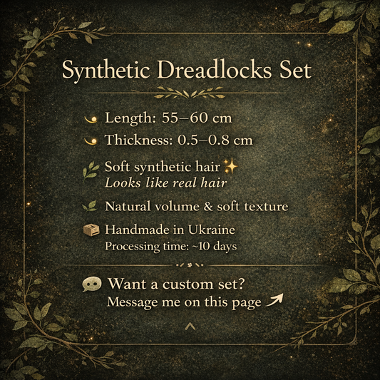 Ash Blonde Purple Boho Fake Dreads – Double Ended Synthetic Dreads with Loose Curls