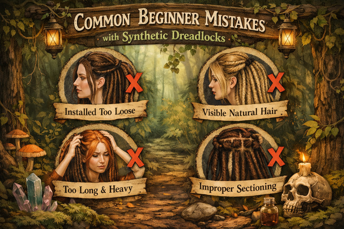 Common Beginner Mistakes With Synthetic Dreadlocks