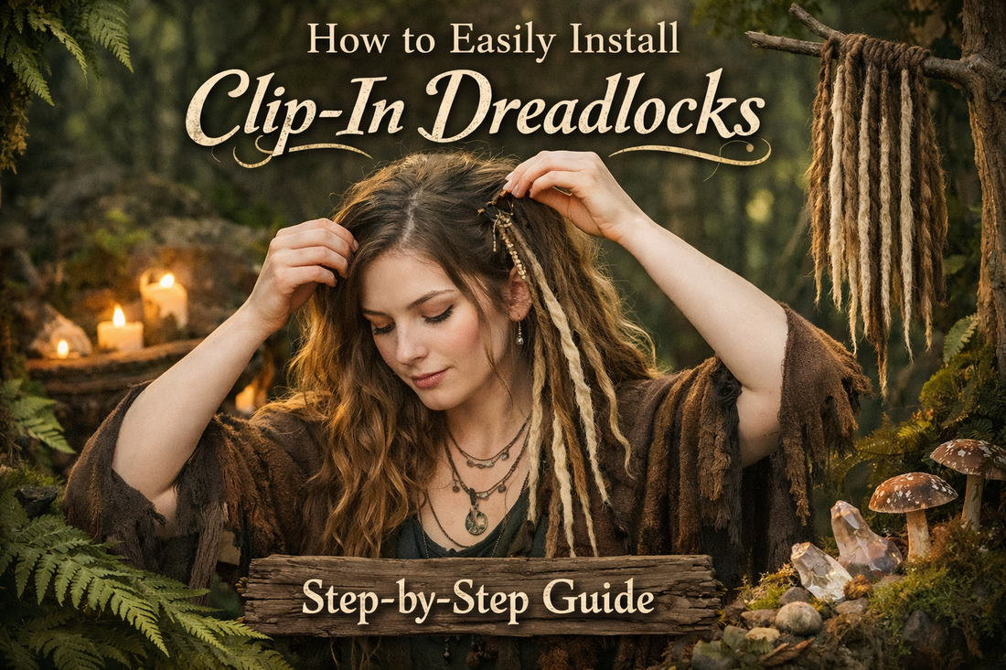 How to Easily Install Clip-In Dreadlocks