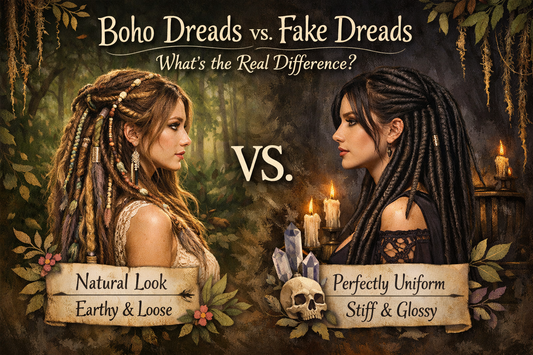Boho Dreads vs Fake Dreads: What’s the Real Difference?