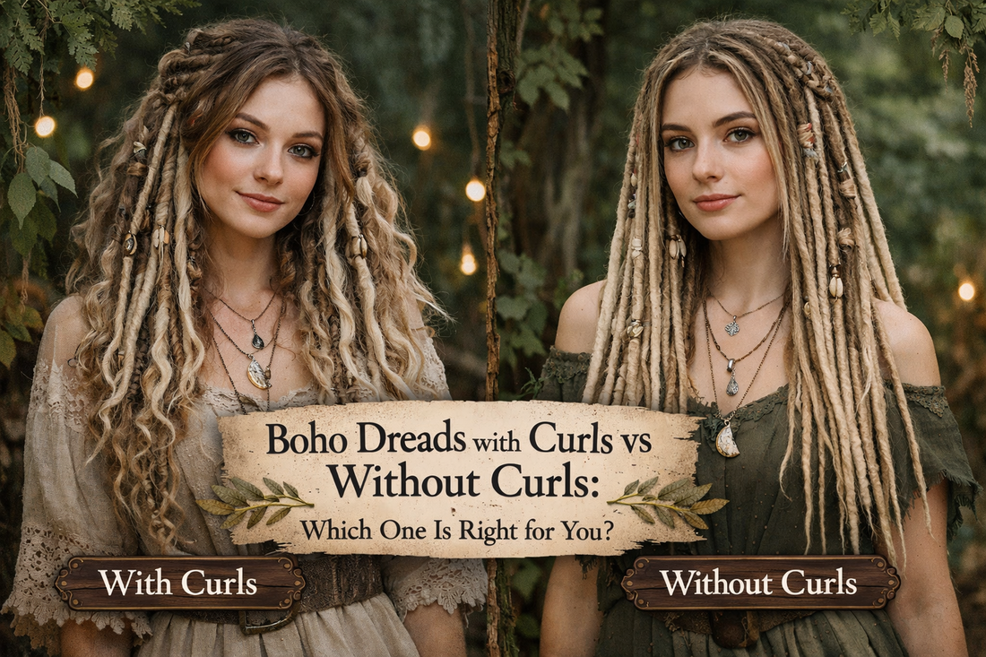 Boho Dreads with Curls vs Without Curls: Which One Is Right for You?