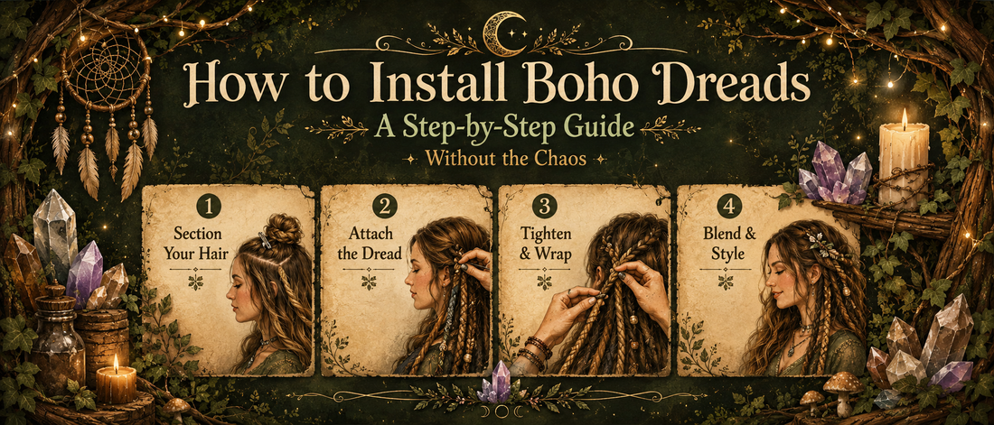How to Install Boho Dreads: A Step-by-Step Guide (Without the Chaos)