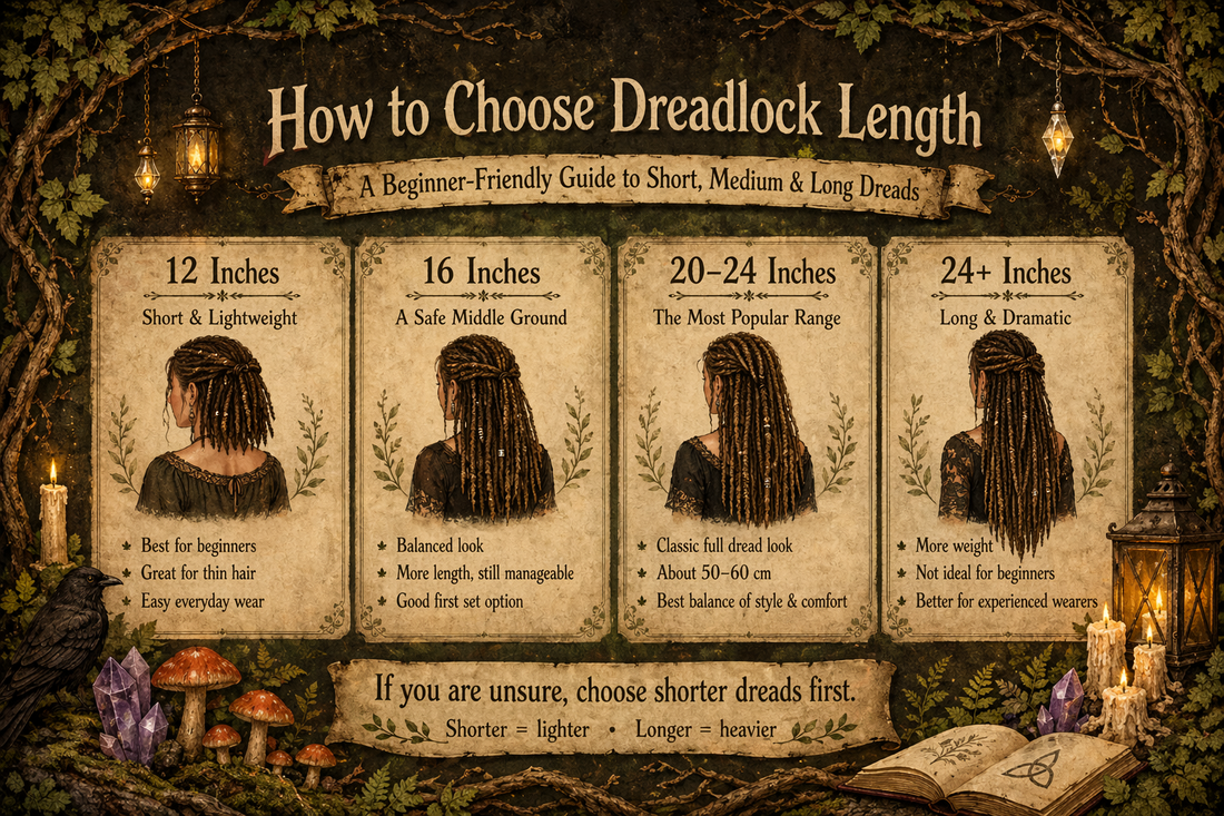 How to Choose the Right Dreadlock Length: 12", 16", 22" or Longer