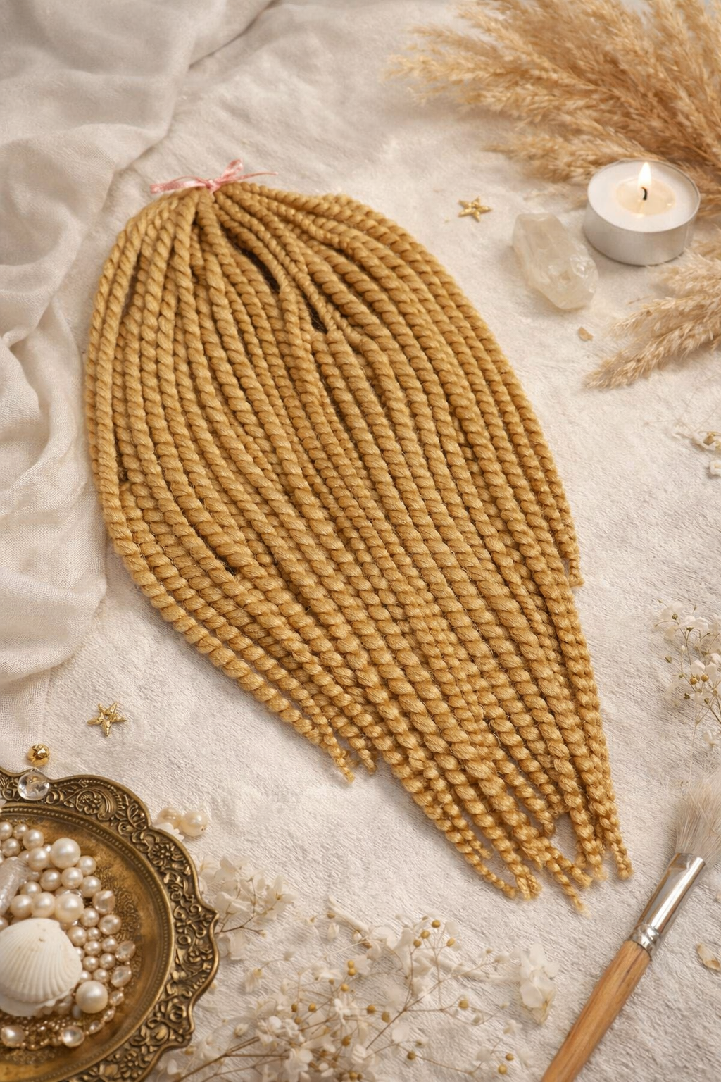 Warme hellbraune Twist Extensions – Havana Twist Mambo, leichte synthetische Twists