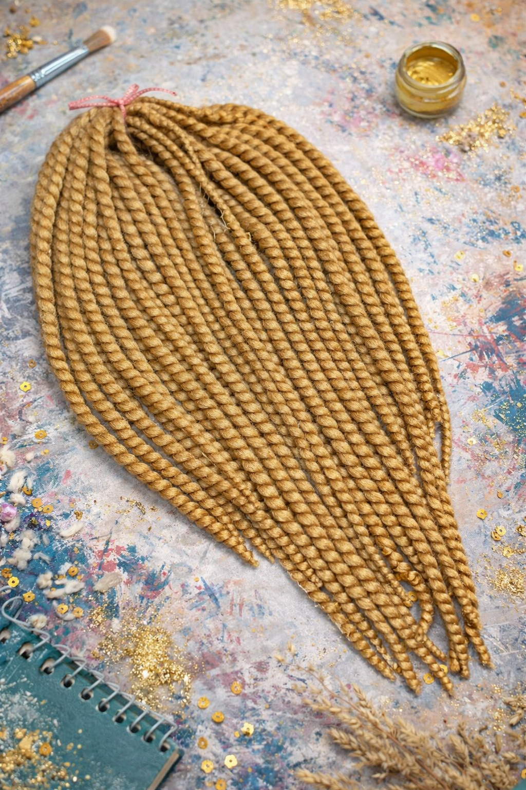 Warme hellbraune Twist Extensions – Havana Twist Mambo, leichte synthetische Twists