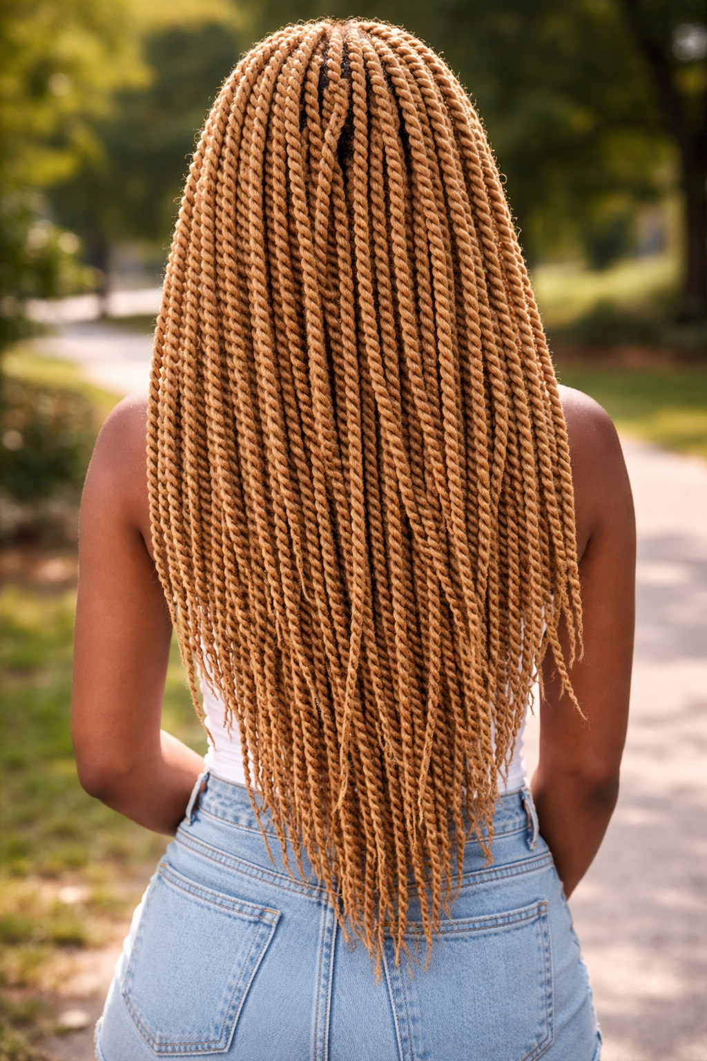 Warme hellbraune Twist Extensions – Havana Twist Mambo, leichte synthetische Twists
