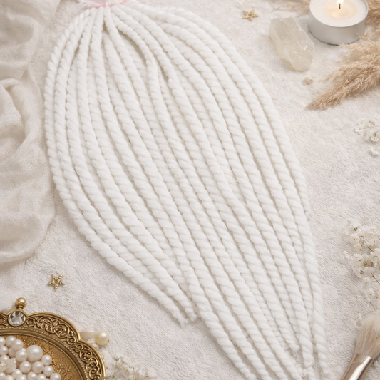 Snow White Twist Extensions – Havana Twist Mambo, Lightweight Synthetic Twists