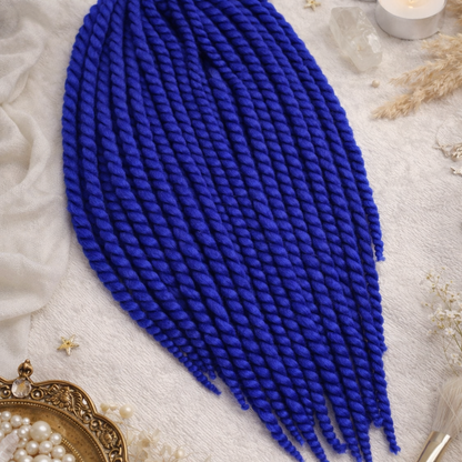 Royal Blue Twist Extensions – Havana Twist Mambo, Lightweight Synthetic Twists