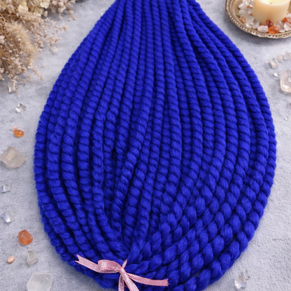 Royal Blue Twist Extensions – Havana Twist Mambo, Lightweight Synthetic Twists