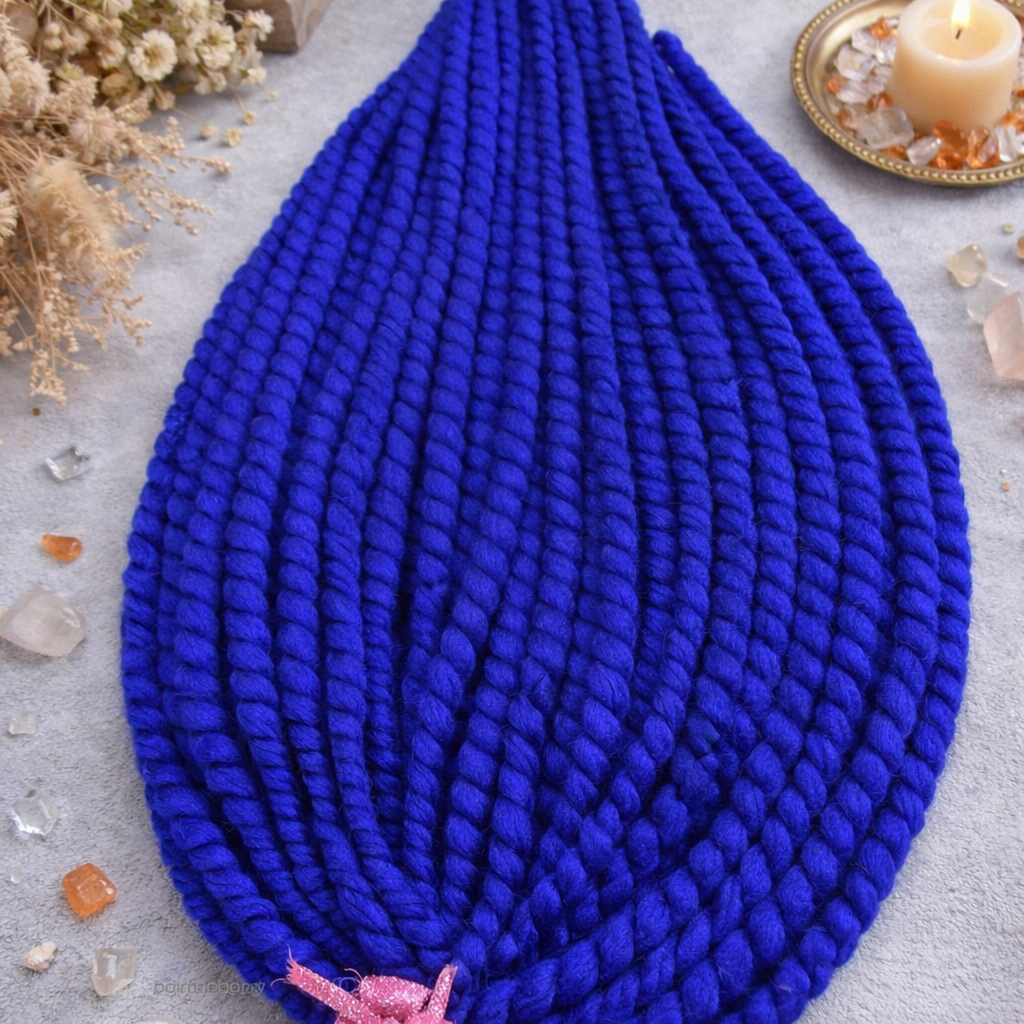 Royal Blue Twist Extensions – Havana Twist Mambo, Lightweight Synthetic Twists