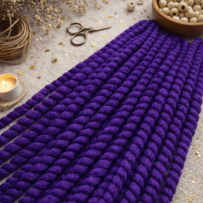 Dunkellila Twist Extensions – Havana Twist Mambo, leichte synthetische Twists