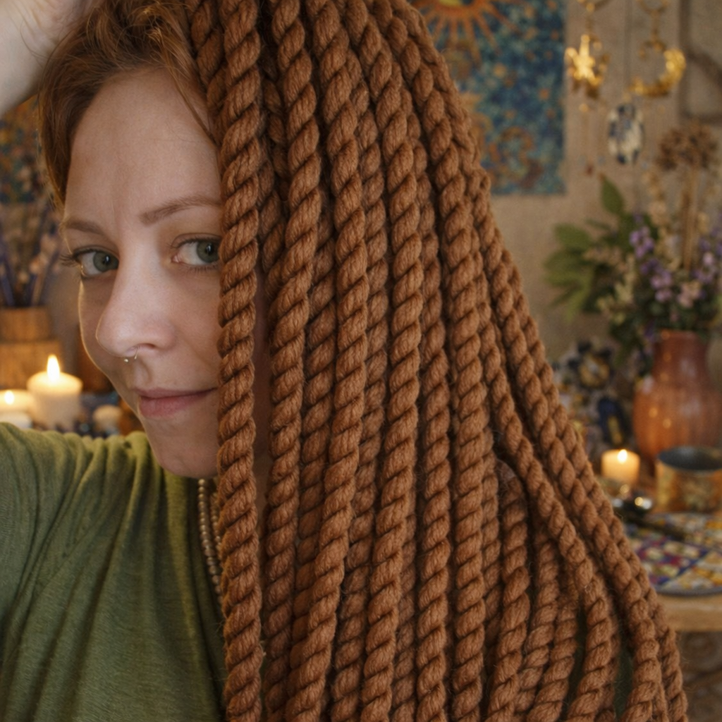Chestnut Brown Twist Extensions – Havana Twist Mambo, Lightweight Synthetic Twists