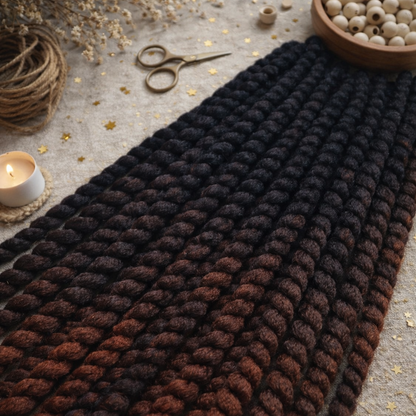 Black Chestnut Brown Ombre Twist Extensions – Havana Twist Mambo, Lightweight Twists