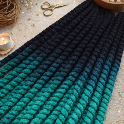 Black Teal Ombre Twist Extensions – Havana Twist Mambo, Lightweight Synthetic Twists