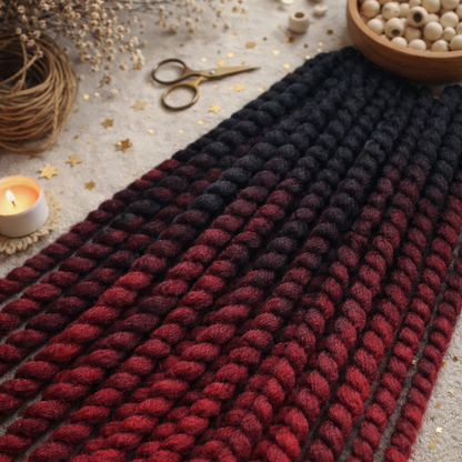 Black Burgundy Ombre Twist Extensions – Havana Twist Mambo, Lightweight Synthetic Twists