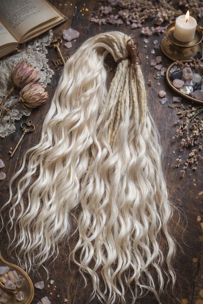 Wheat Blonde Hidden Base Visible Length Hair Extensions
