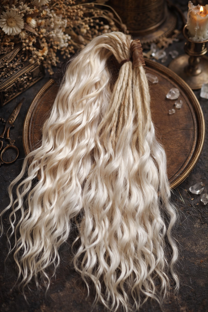 Wheat Blonde Hidden Base Visible Length Hair Extensions