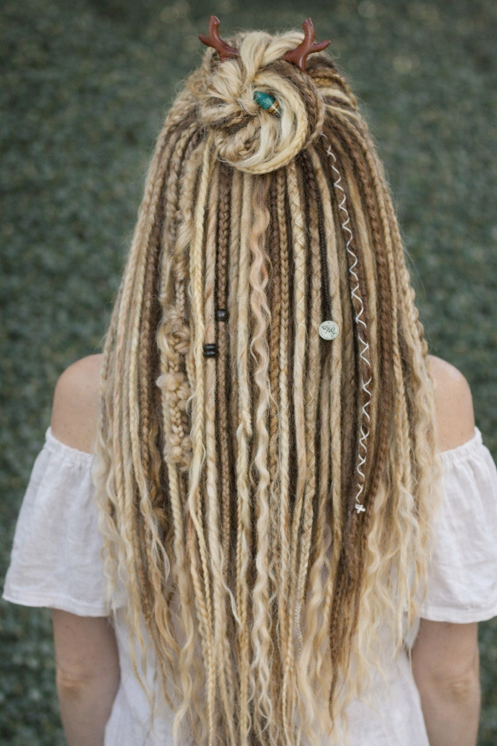 Dirty Blonde Boho Dreads – Double Ended Synthetic Dreadlocks