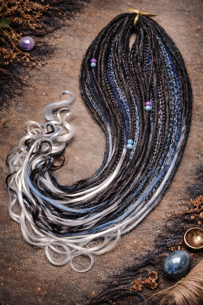 Extra Long Dreadlock Extensions 100cm – Boho Synthetic Dreads, Lightweight & Soft