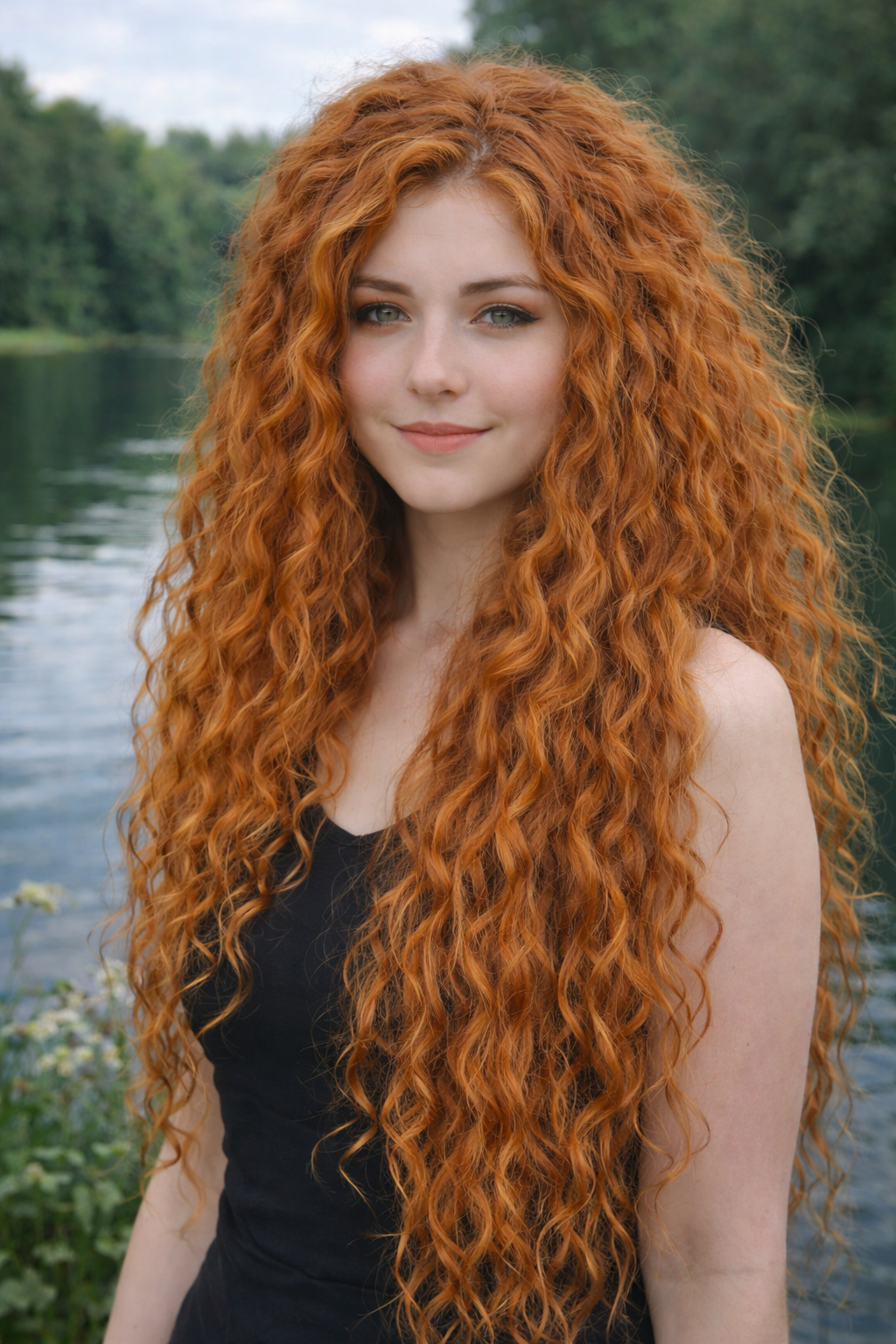 Copper Hidden Base Hair Extensions – Full Hair Replacement Look, Soft Natural Volume