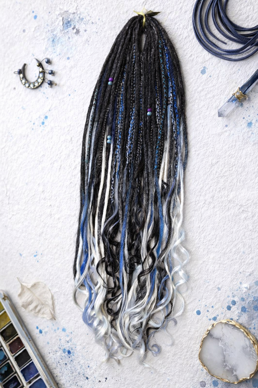 Extra Long Dreadlock Extensions 100cm – Boho Synthetic Dreads, Lightweight & Soft