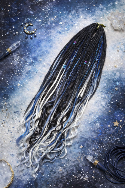 Extra Long Dreadlock Extensions 100cm – Boho Synthetic Dreads, Lightweight & Soft