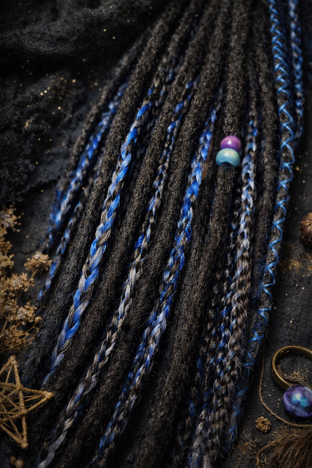 Extra Long Dreadlock Extensions 100cm – Boho Synthetic Dreads, Lightweight & Soft