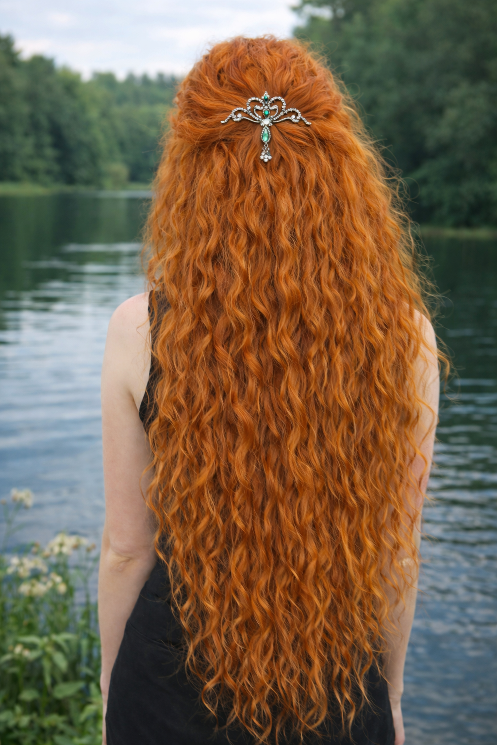 Copper Hidden Base Hair Extensions – Full Hair Replacement Look, Soft Natural Volume