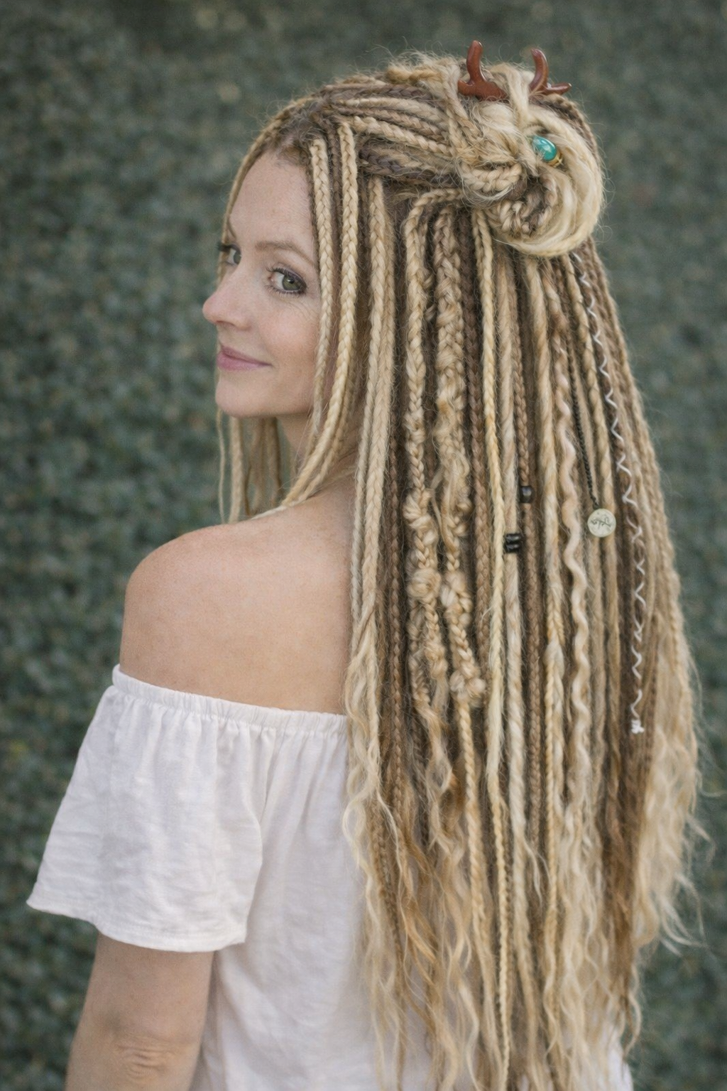 Dirty Blonde Boho Dreads – Double Ended Synthetic Dreadlocks