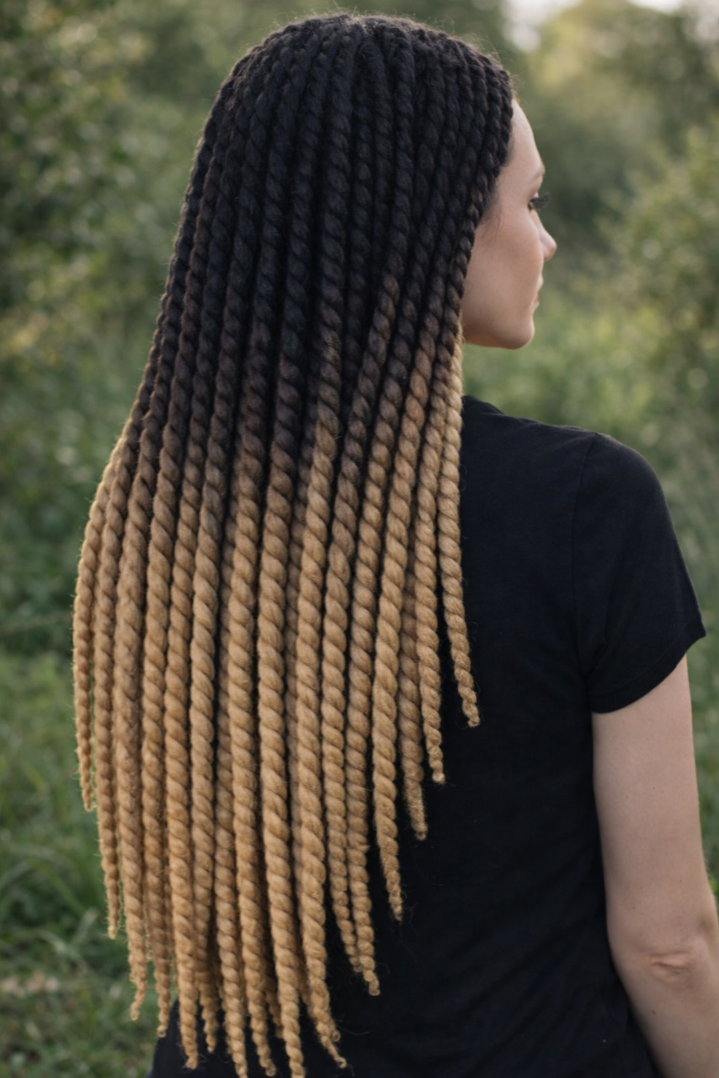 Black Sandy Blonde Ombre Twist Extensions – Havana Twist Mambo, Lightweight Twists