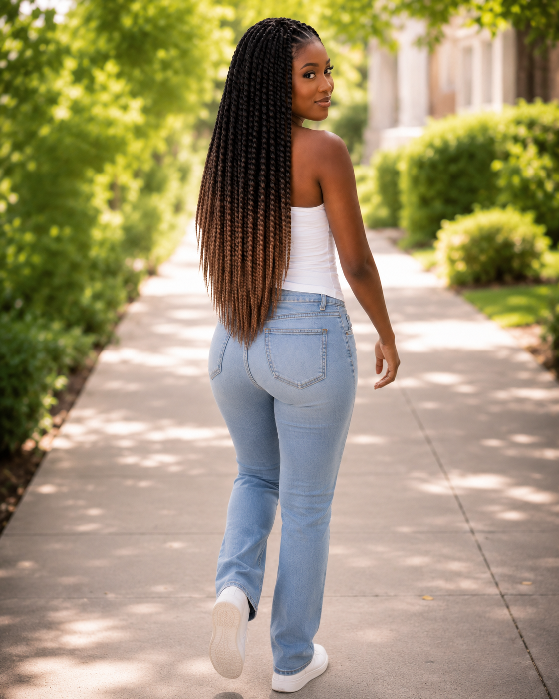 Black Chestnut Brown Ombre Twist Extensions – Havana Twist Mambo, Lightweight Twists