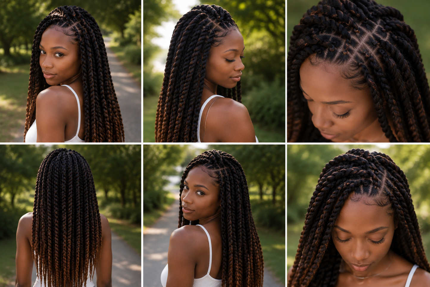 Black Chestnut Brown Ombre Twist Extensions – Havana Twist Mambo, Lightweight Twists