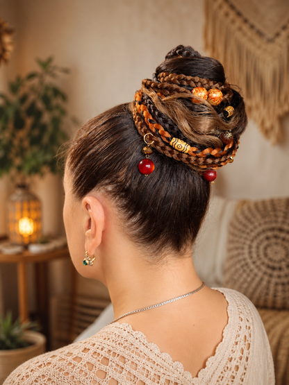 Boho Dread Ponytail – Synthetic Dreads Hairpiece