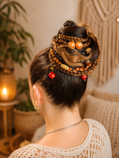 Boho Dread Ponytail – Synthetic Dreads Hairpiece