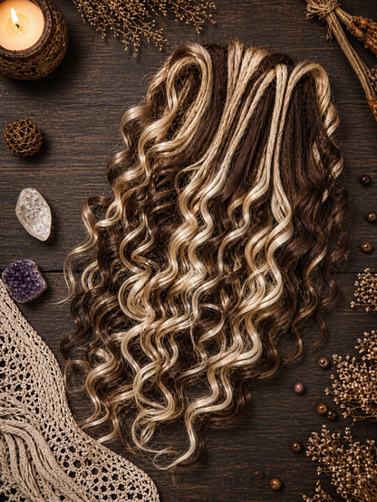 Brown and Blonde Hidden Base Hair Extensions 