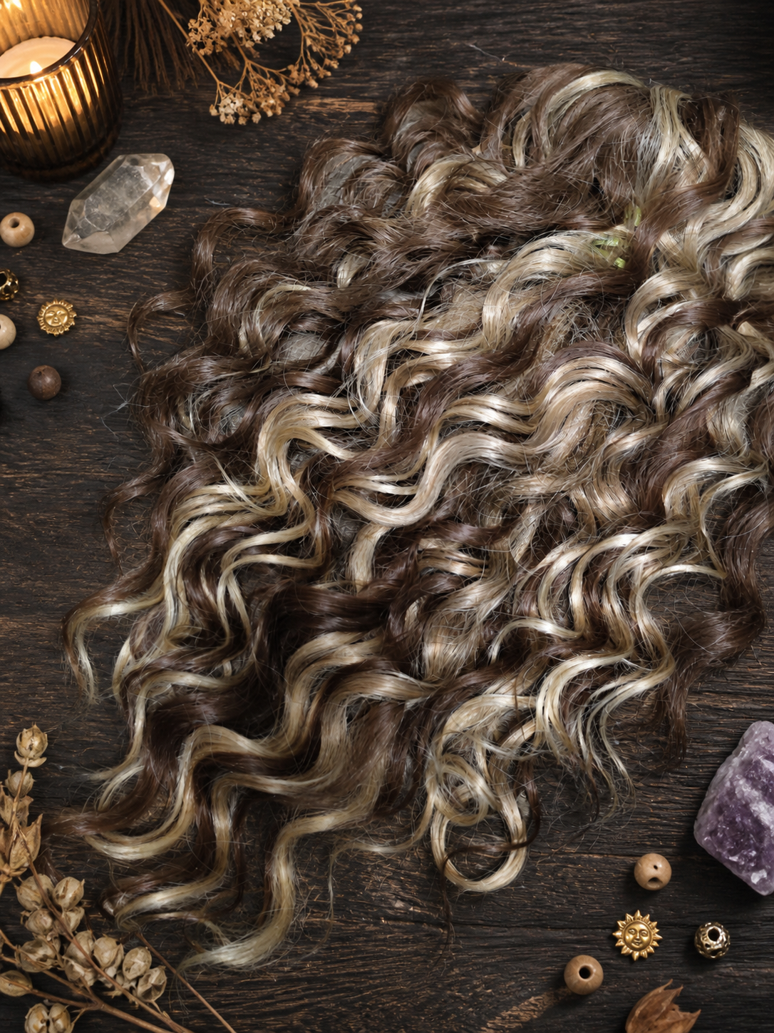 Brown and Blonde Hidden Base Hair Extensions 