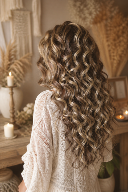 Brown and Blonde Hidden Base Hair Extensions 