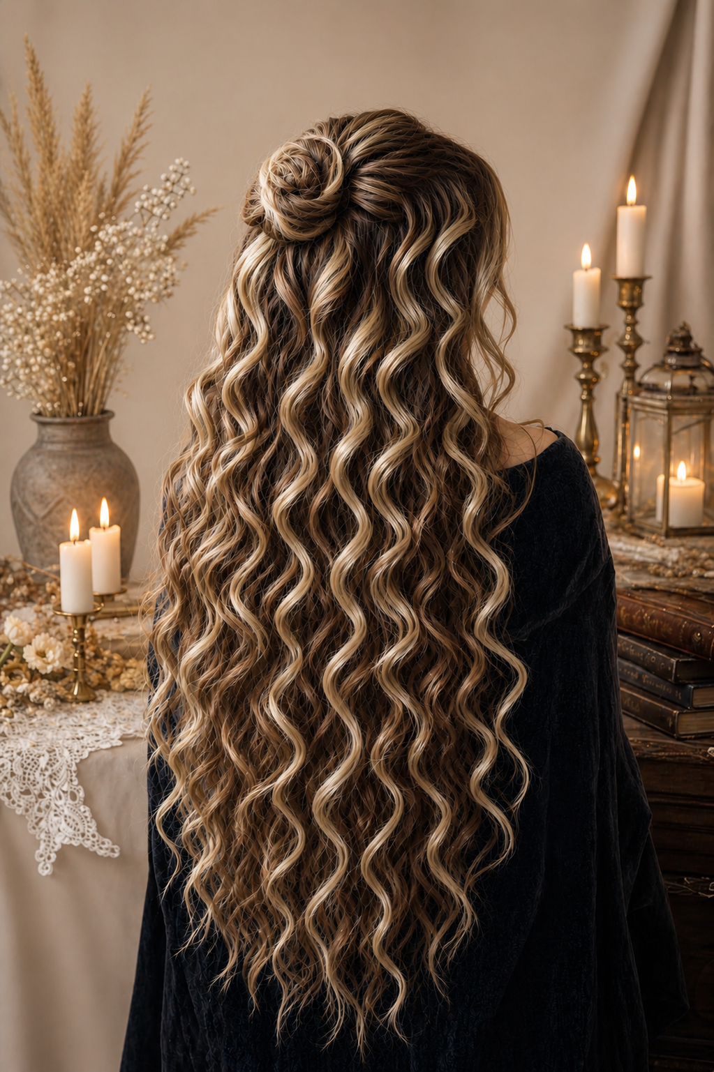 Brown and Blonde Hidden Base Hair Extensions