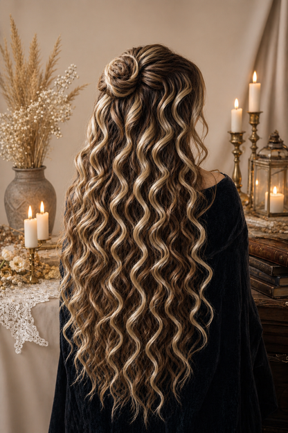 Brown and Blonde Hidden Base Hair Extensions