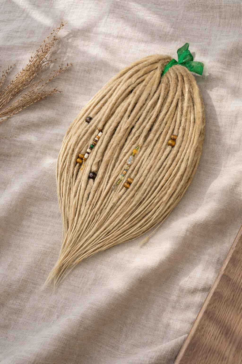 Kurze blonde Dreadlock-Extensions 12 Zoll – Leichte Kunsthaardreads, weich & natürlicher Look