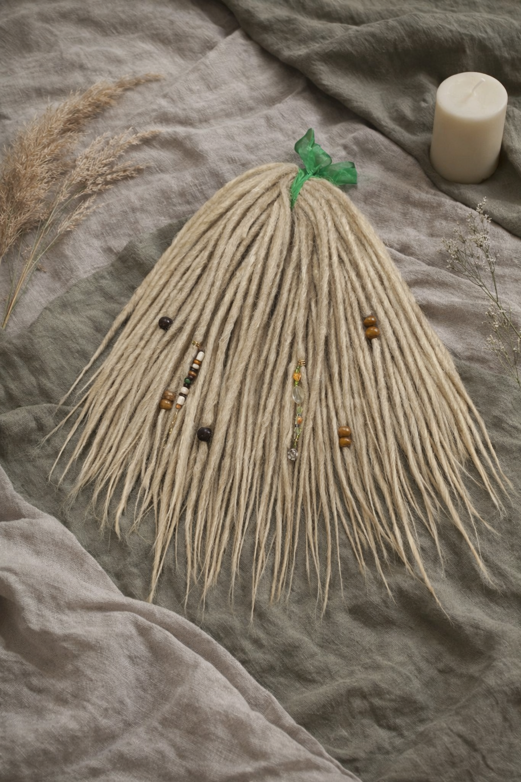 Kurze blonde Dreadlock-Extensions 12 Zoll – Leichte Kunsthaardreads, weich & natürlicher Look
