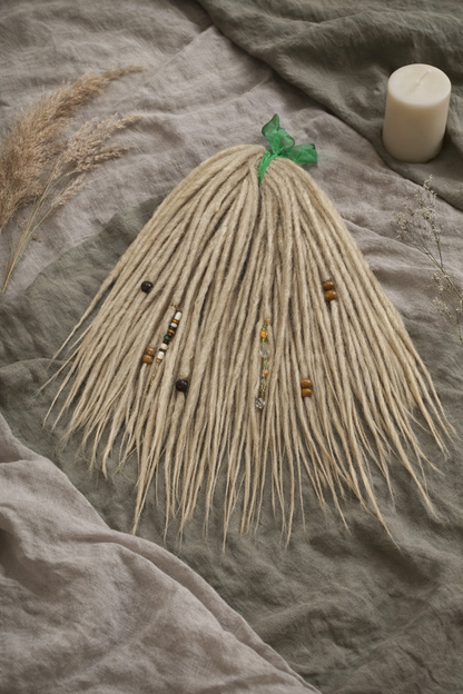 Kurze blonde Dreadlock-Extensions 12 Zoll – Leichte Kunsthaardreads, weich & natürlicher Look