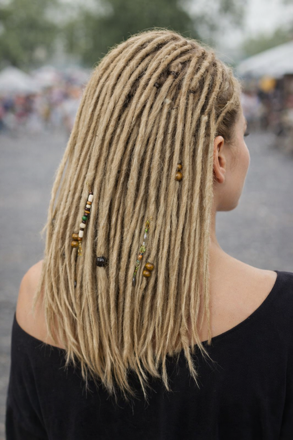 Kurze blonde Dreadlock-Extensions 12 Zoll – Leichte Kunsthaardreads, weich & natürlicher Look
