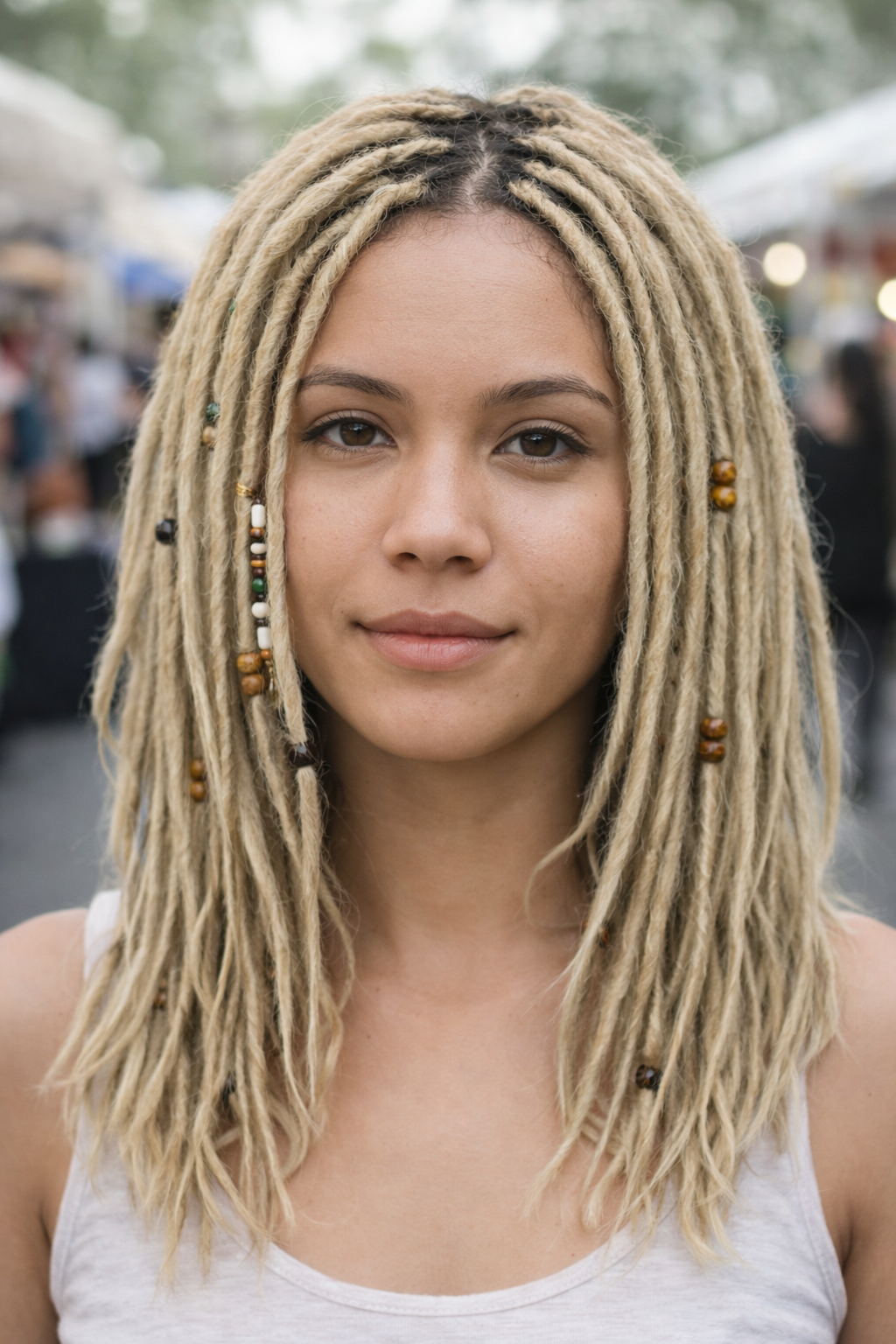 Kurze blonde Dreadlock-Extensions 12 Zoll – Leichte Kunsthaardreads, weich & natürlicher Look