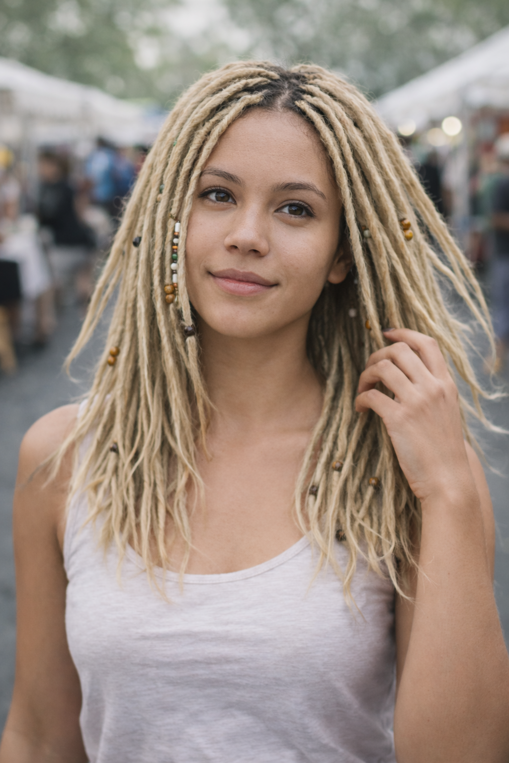Kurze blonde Dreadlock-Extensions 12 Zoll – Leichte Kunsthaardreads, weich & natürlicher Look