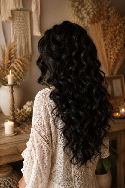 Aschblonde Hidden Base Hair Extensions – Bürstbare Kunst-Dreadlocks, weiches natürliches Volumen