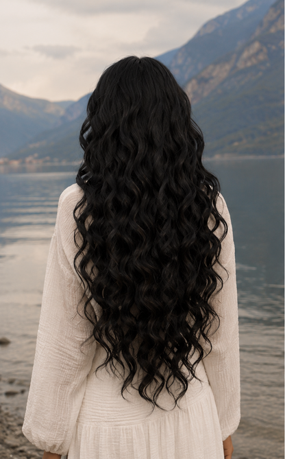 Aschblonde Hidden Base Hair Extensions – Bürstbare Kunst-Dreadlocks, weiches natürliches Volumen