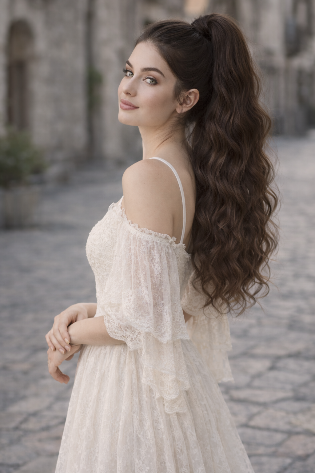Brown Wavy Ponytail Extension – Dread Ponytail Style Hairpiece
