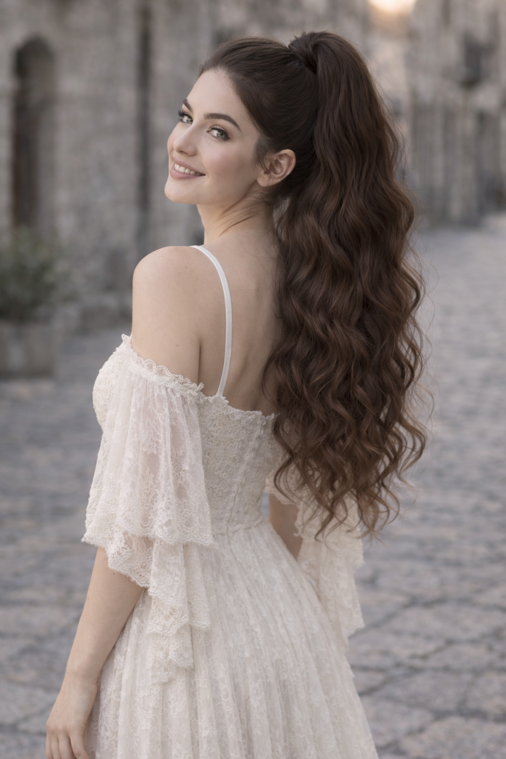 Brown Wavy Ponytail Extension – Dread Ponytail Style Hairpiece