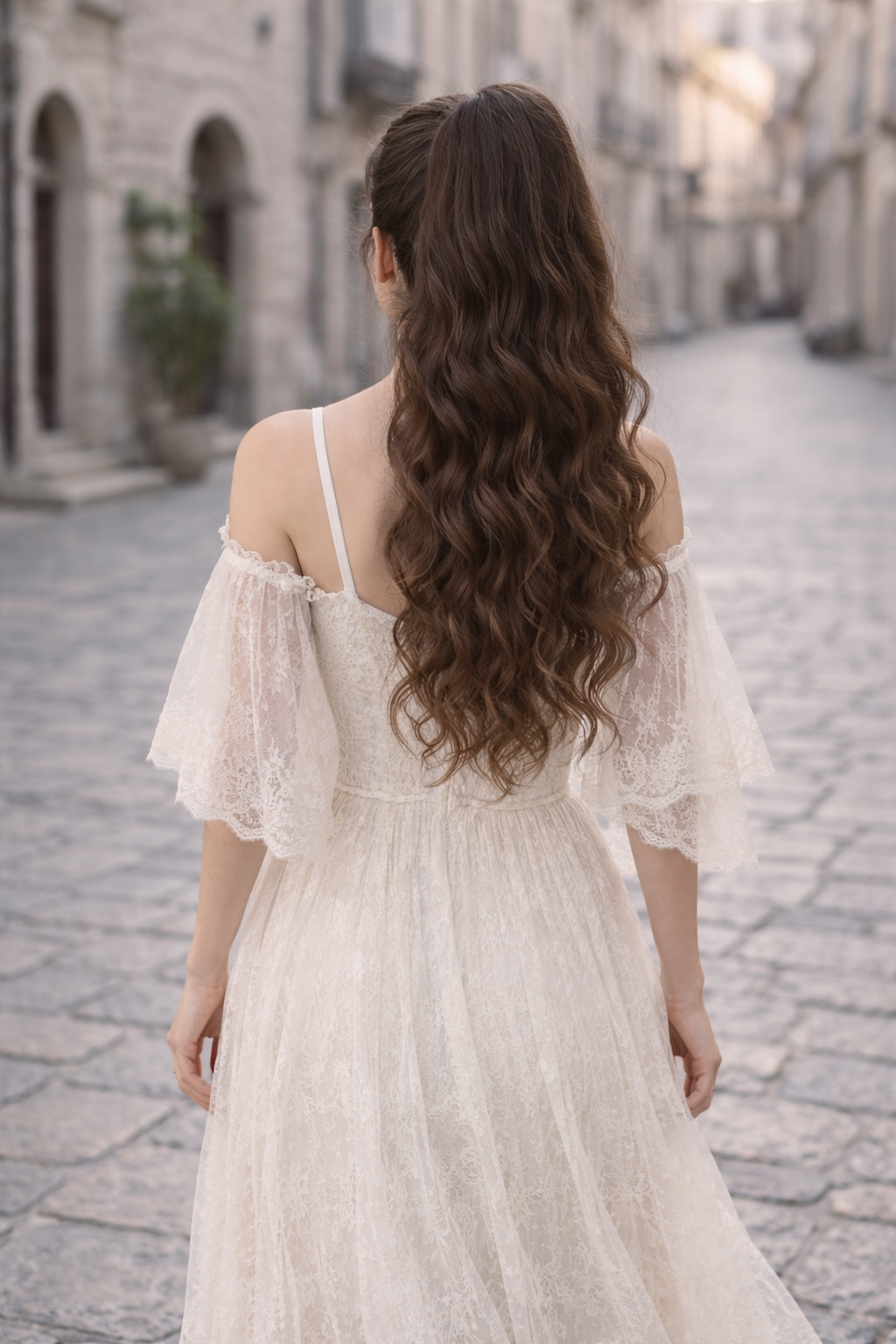 Brown Wavy Ponytail Extension – Dread Ponytail Style Hairpiece